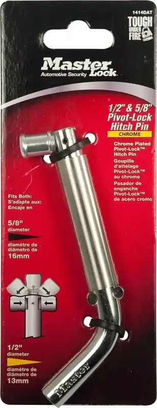 Receiver Pin & Clip With Pivot Lock