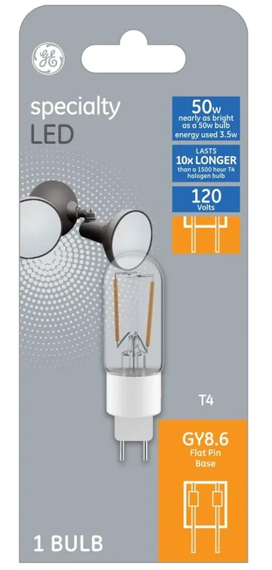 Led Light Bulb, Frosted, Filament Design, 3 Watt, 400 Lumens
