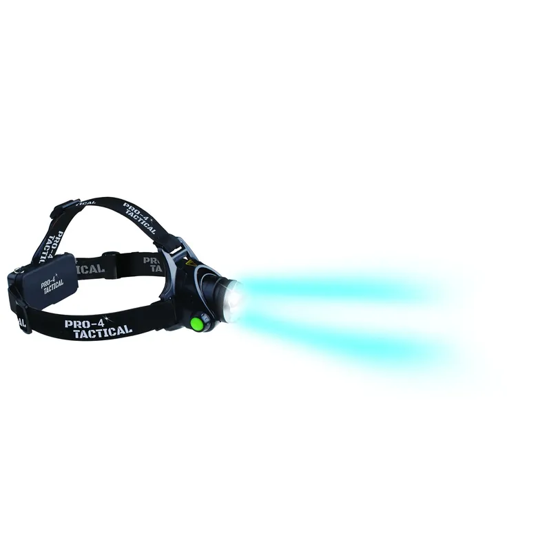 Power 300 Lumens Black Led Tactical Headlamp Model 9640 With Aaa Battery