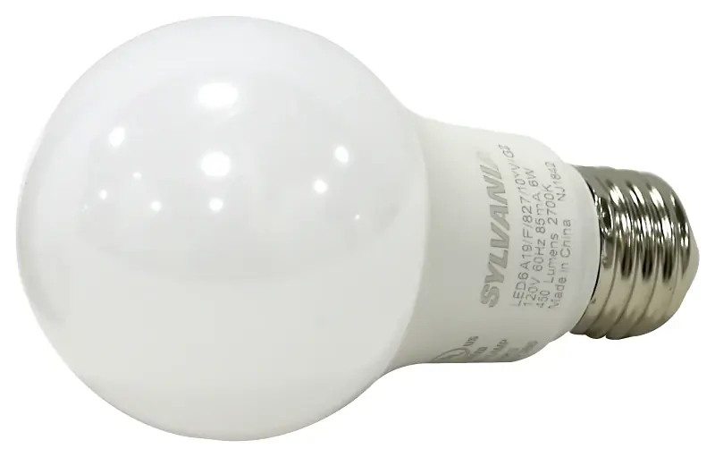 Sylvania 74077 A19 Led Light Bulbs, 40 Watt, 120 Volts, 2 Bulb