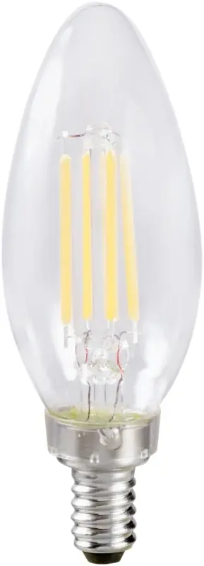 40794 Natural Truwave Led Light Bulb, 4 Watts, B10 Clear Soft White