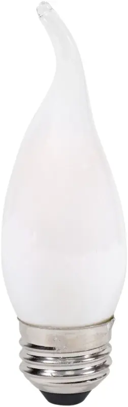 Led B10 Frosted Soft White Light Bulb 5 Watt Decorative Chandelier
