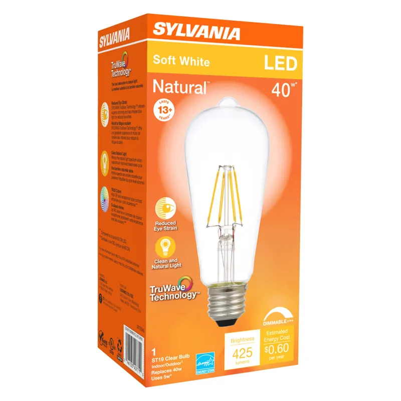 3005208 40w St19 E26 Led Bulb, Soft White - Pack Of 1
