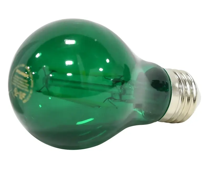 40303 4.5w A19 Ultra Led Green Colored Glass Lamp For Decorative Lighting