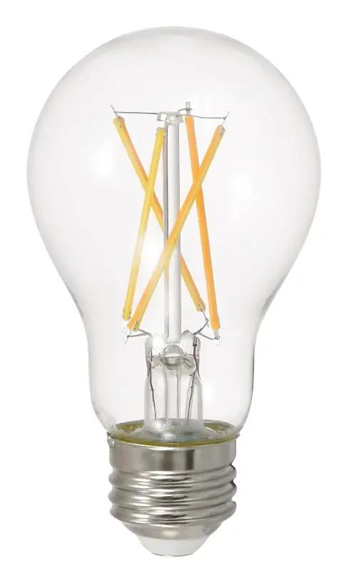 A19 Led Light Bulb, 5.5 Watt, Soft White, Clear Finish
