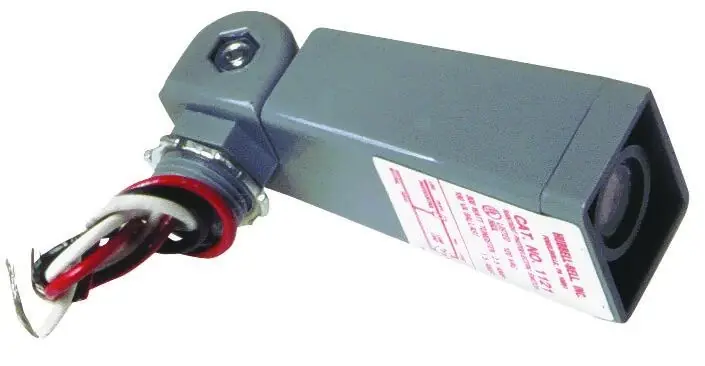Hard Wire Gray Photocell Lamp Control 2000w Model 5638-5