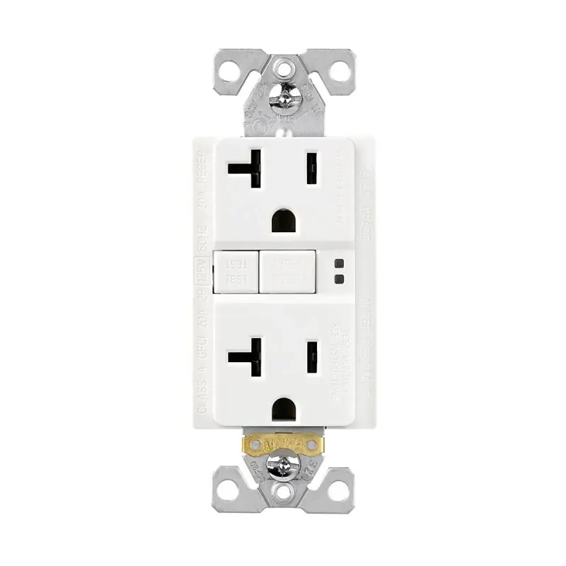 Eaton Tamper-resistant Gfci Receptacle 20a 125v Self-test Nema 5-20r White