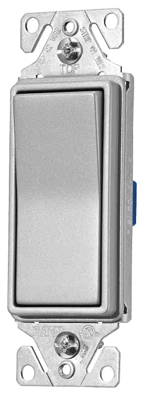 Designer 3-way Switch, 15a, 120/277v, Silver Granite Finish