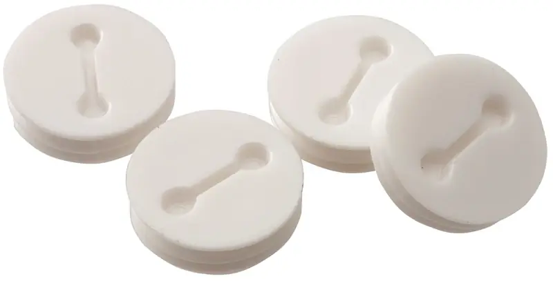 1/2 In. White Closure Plug (3-pack)