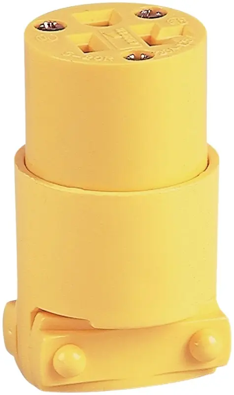 20 Amp 125-volt Commercial Grade Vinyl Connector - Model 4228-box