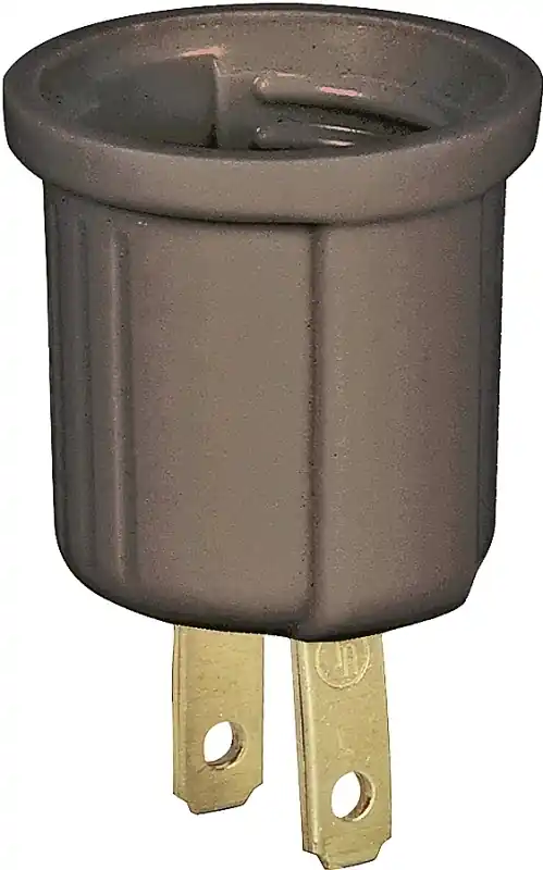 Keyless Lampholder Adapter, Bp738b (pack Of 5)