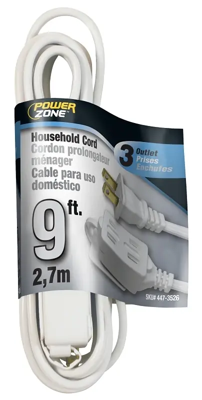 9 Foot 16/2 Spt-2 Indoor Extension Cord - Model Or660609