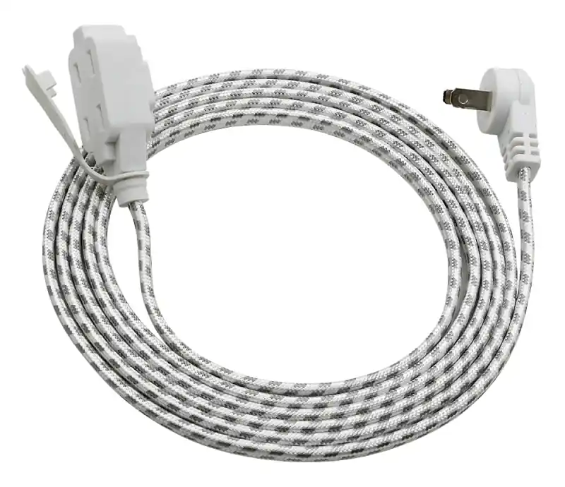 16/2 Spt-2 9 Feet Grey Extension Cord For Tools And Lights