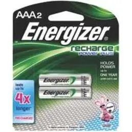 Eveready Battery 681110 2pk Enrgizr Batt Aaa Nmh Rec
