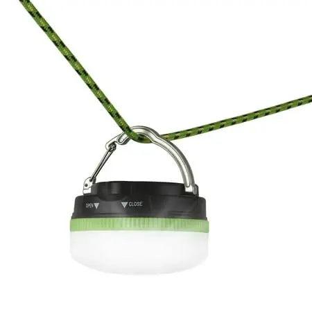 118 Lumen Led Camp Light With 3 Modes And Metal Hanging Hook