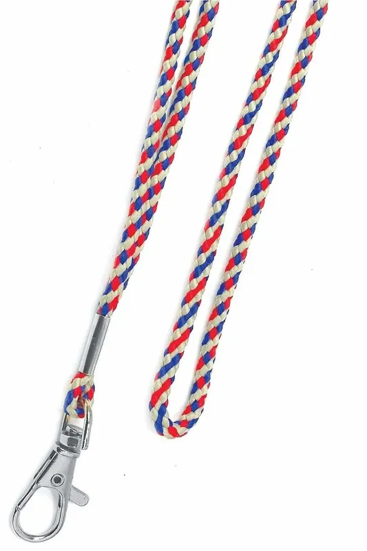 Multi Colored Rope Lanyard For Keys And Accessories