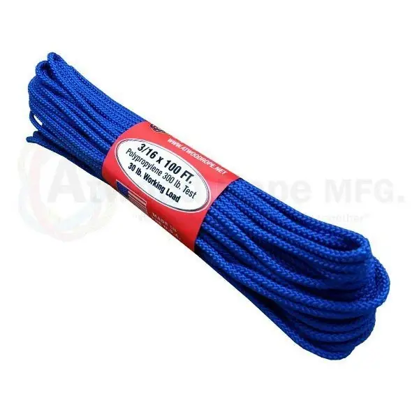 3/16 Inch X 100 Feet Colored Utility Rope - Strong, Durable, Lightweight