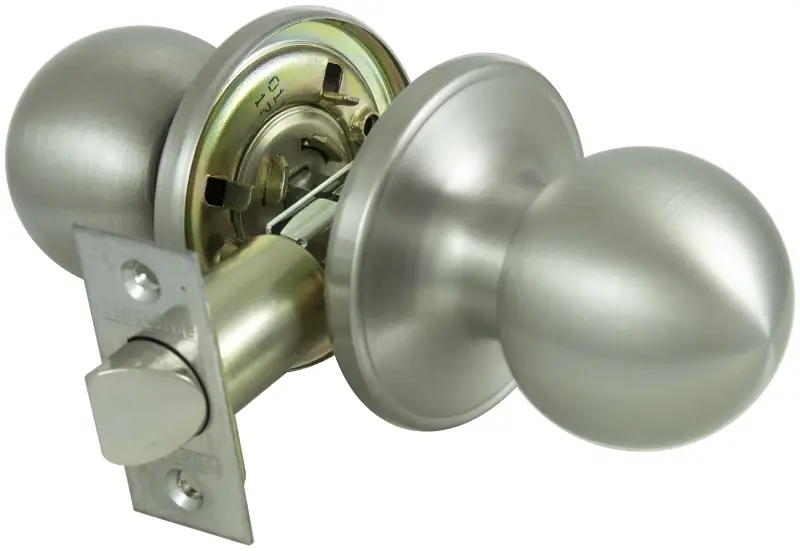 T3630v-ps 6-way Latch Passage Door Knob For Interior Doors
