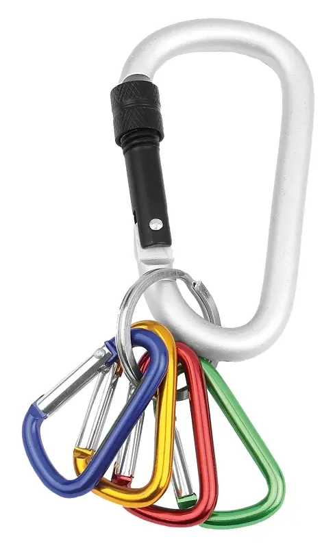 Locking Carabiner Set - Model Kc602 For Secure Outdoor Use