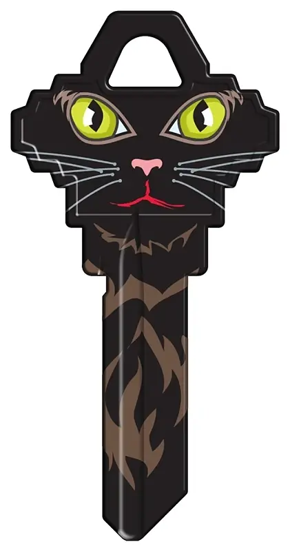 Hy-ko Cat Face House/office Key Blank Sc1-37 For Schlage Locks - Fun Design
