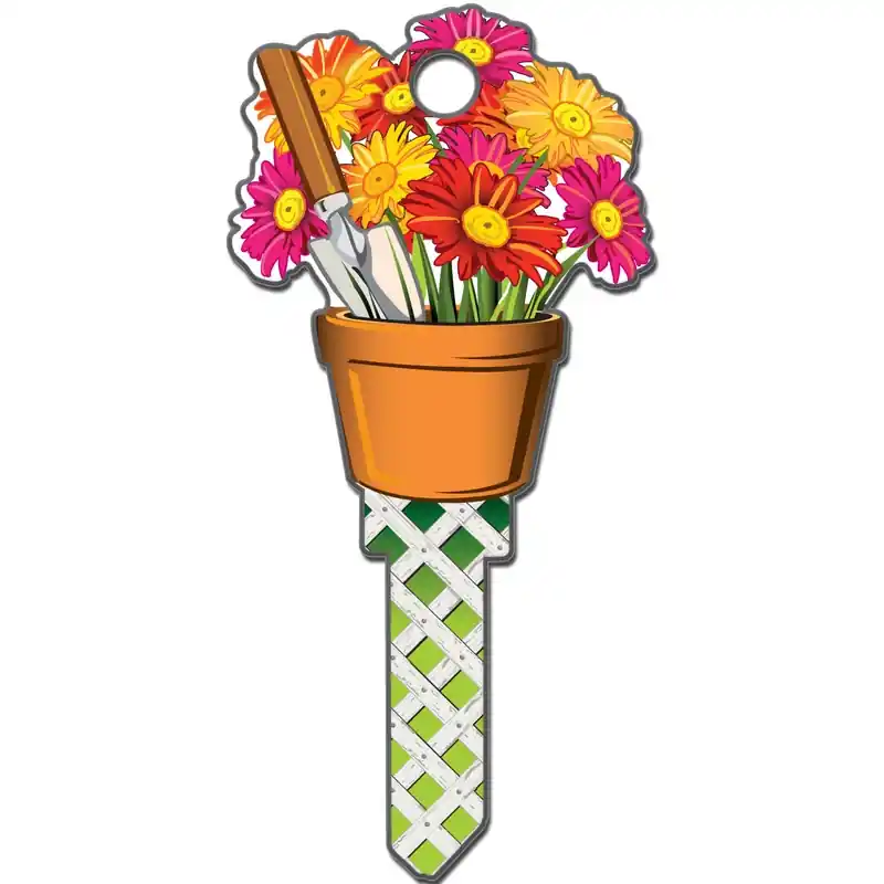 Gardening Design Decorative House Key Blank For Kwikset Kw11 And Schlage Sc1