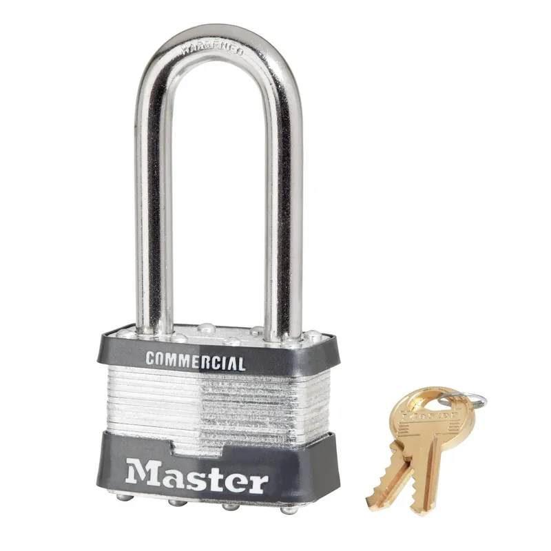 Master Lock 5kalj 2.5 Inch Laminated Steel Padlock Keyed Alike With 4-pin Cylinder