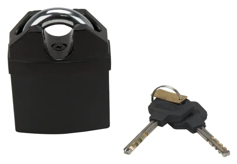 High Security Covered Padlock 2-1/2 Inch With Hardened Steel Shackle