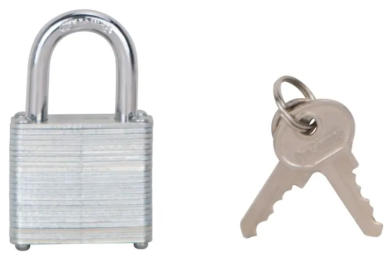 Hd00010 Laminated Steel Padlock 1-1/4 Inch With Hardened Shackle