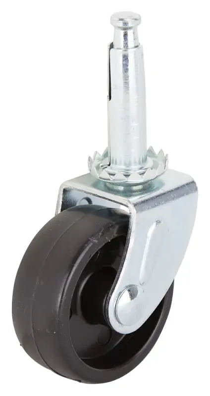 Jc-b13-ps Light Duty Swivel Caster With 1-5/8 In. Diameter Hard Plastic Wheel