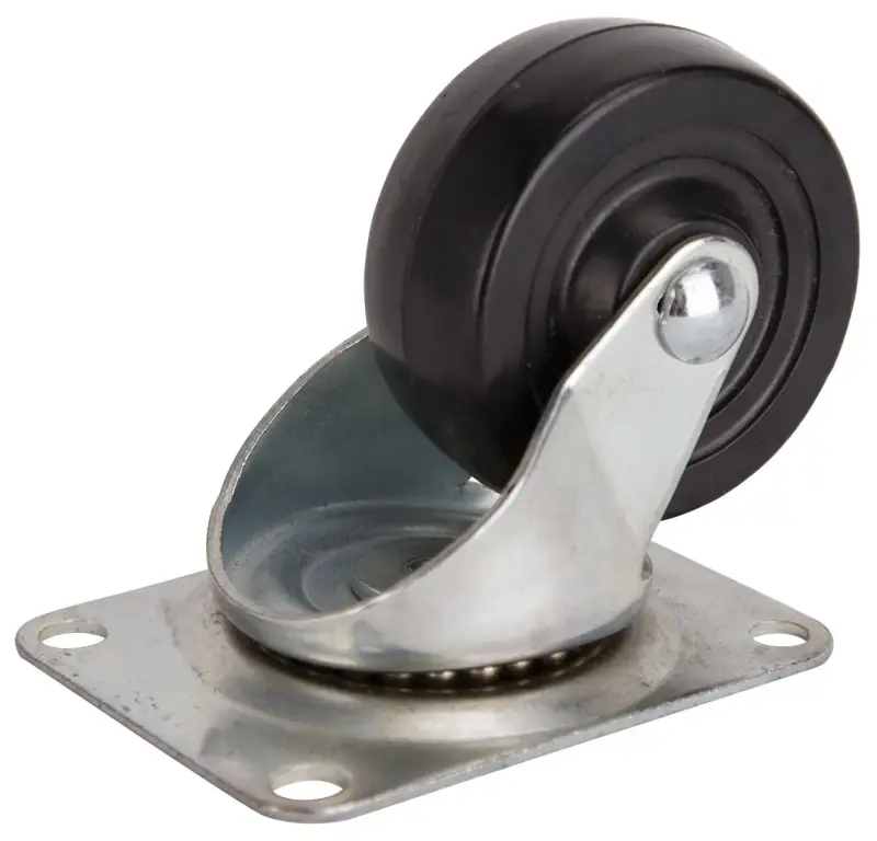 Heavy Duty 3 Inch Rubber Swivel Caster Jc-h07, 210 Lb Capacity