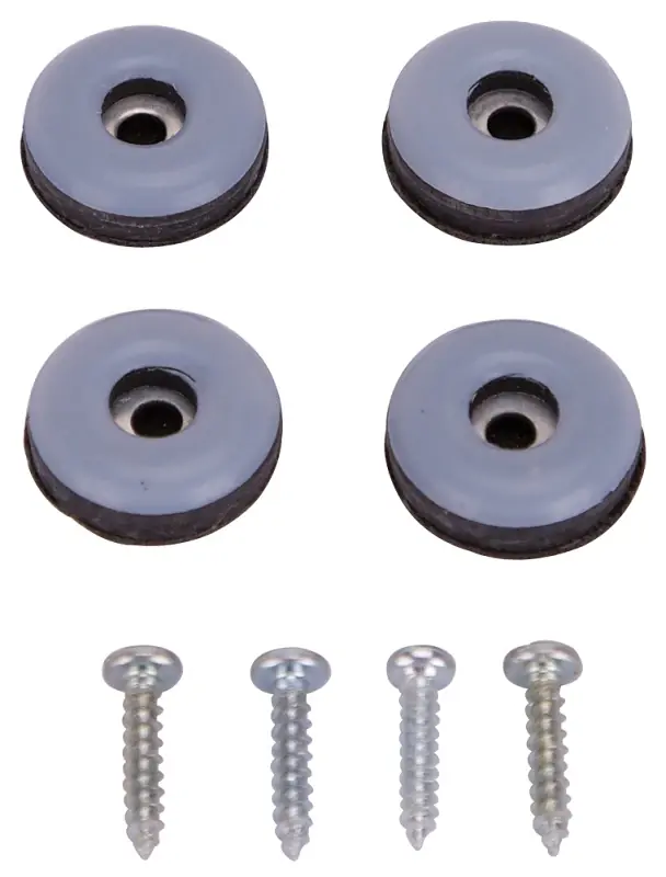 1 Inch Screw-on Furniture Glide With Steel Screws For Easy Movement