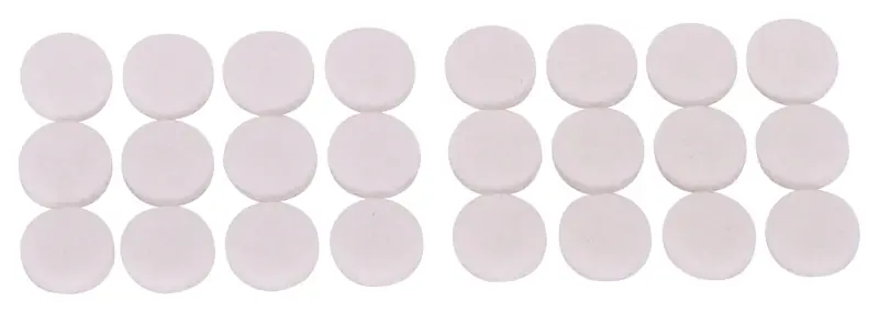 1/2 Inch Light Duty Self-adhesive Round Felt Furniture Pads