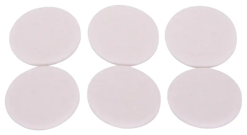 1-3/8 Inch Light Duty Self-adhesive Round Felt Furniture Pads