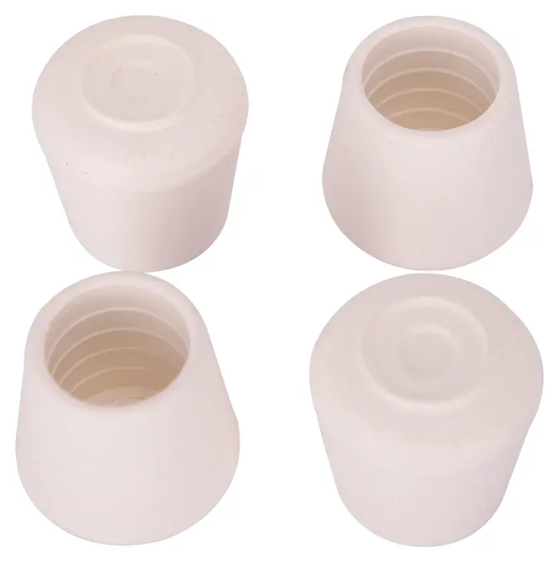Mintcraft Fe-50645-b White Rubber Leg Tip 1 In.