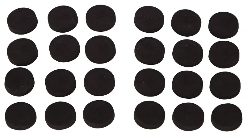 Non-slip Furniture Gripper Pad, 1/2 In Diameter, Round, Pvc Foam