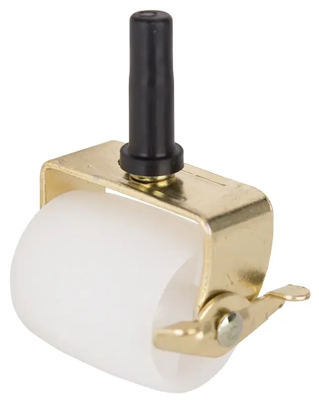 Bed Roller With Brake, 2-1/4 In. Wide Wheel, 125 Lb Capacity