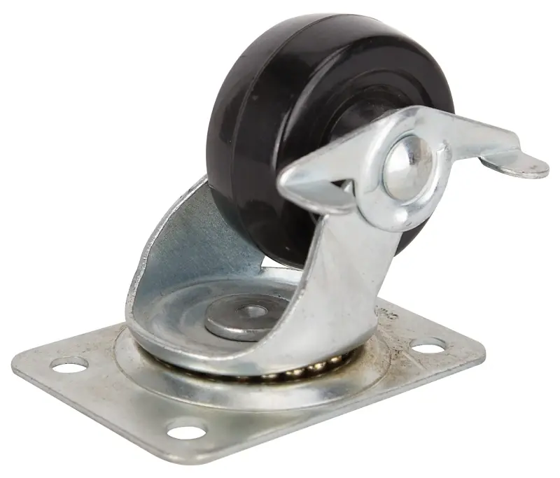 Jc-h10 Heavy Duty Swivel Caster, 2-1/2 Inch Rubber Wheel With Brake