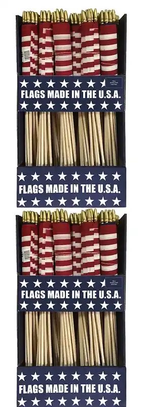 8‘ X 12‘ Stick Flag Powerwing Display With 288 Count