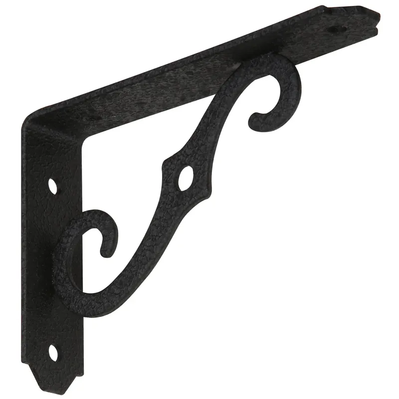 5 X 3-1/2 In. Antique Black Shelf Bracket
