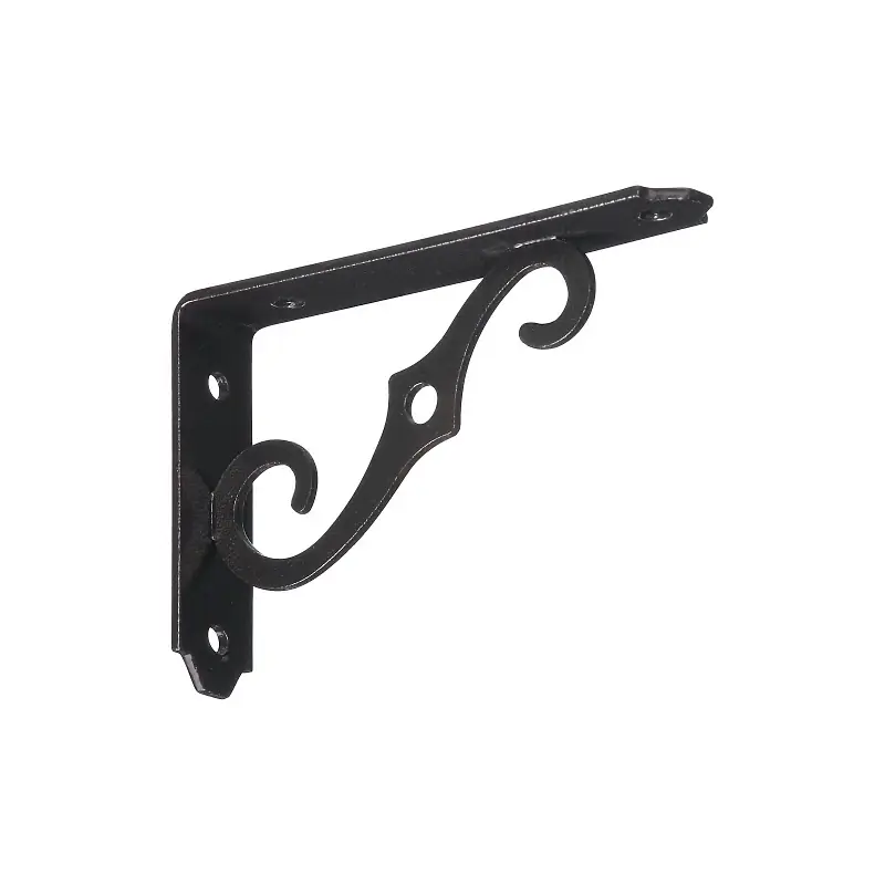 5 X 3-1/2 In. Antique Bronze Ornamental Shelf Bracket