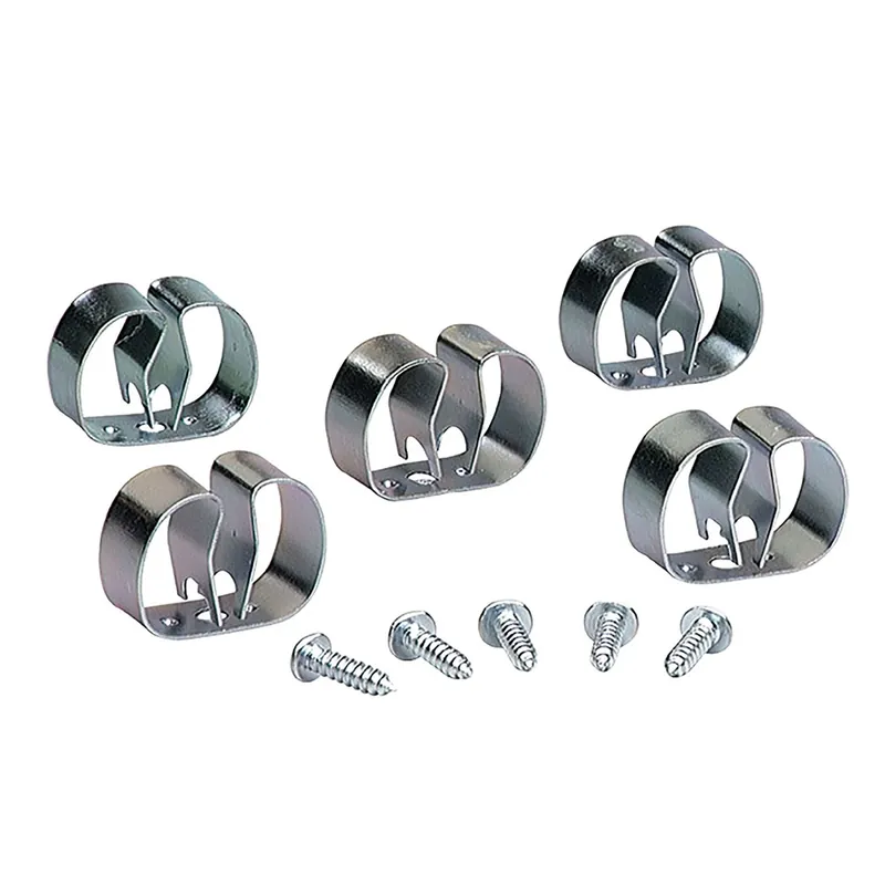 Silver Steel Grip Clip For 4 5 Pk