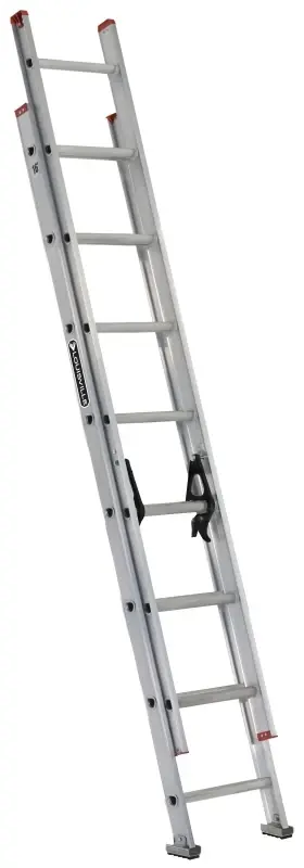 16 Ft Aluminum Extension Ladder Type Iii L-2324-16 With 200 Lb Capacity