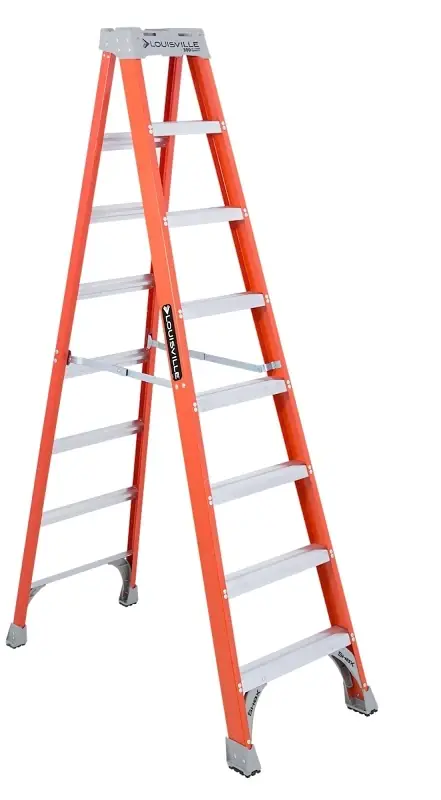 8-ft. Step Ladder, Fiberglass, Type Ia, 300-lb. Duty Rating
