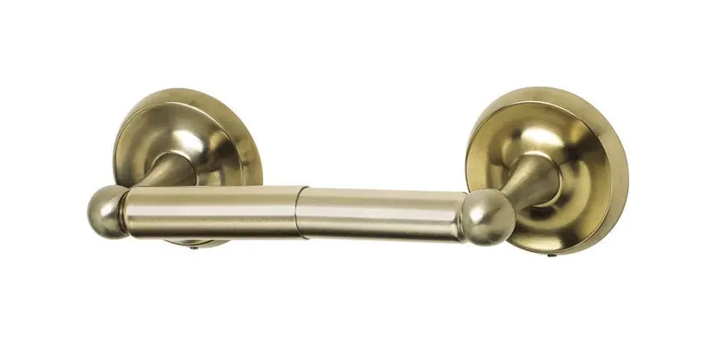 Brushed Nickel Wall Mount Toilet Paper Holder Model 355-0404