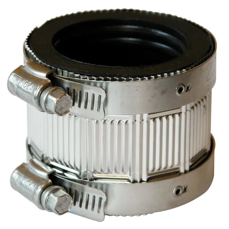 Schedule 40 2 In. 1-1/2 In. D Pvc No Hub Coupling 1 Pk