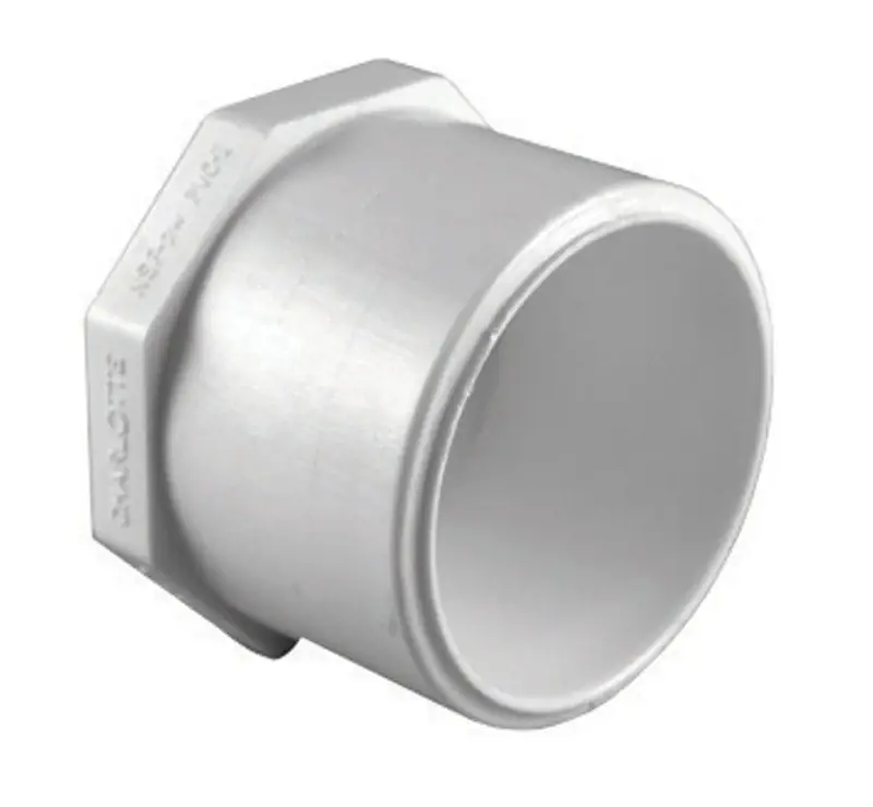 Schedule 40 1-1/4 In. Spigot X 1-1/4 In. D Slip Pvc Plug 1 Pk
