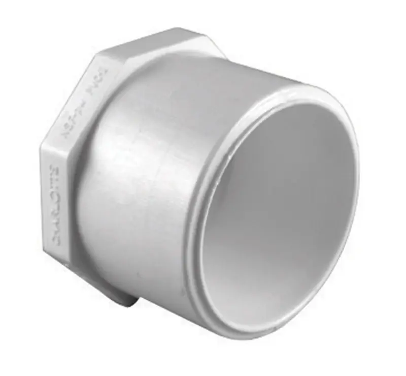 Schedule 40 1-1/2 In. Spigot X 1-1/2 In. D Slip Pvc Plug 1 Pk