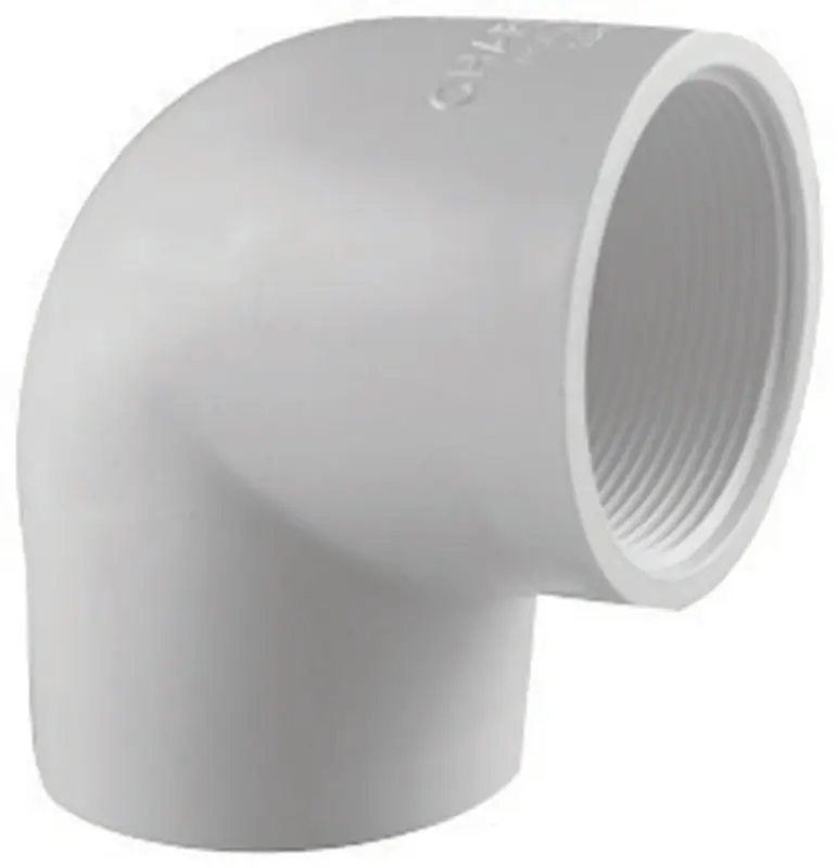 Schedule 40 1-1/4 In. Slip X 1-1/4 In. D Fpt Pvc 90 Degree Elbow 1 Pk