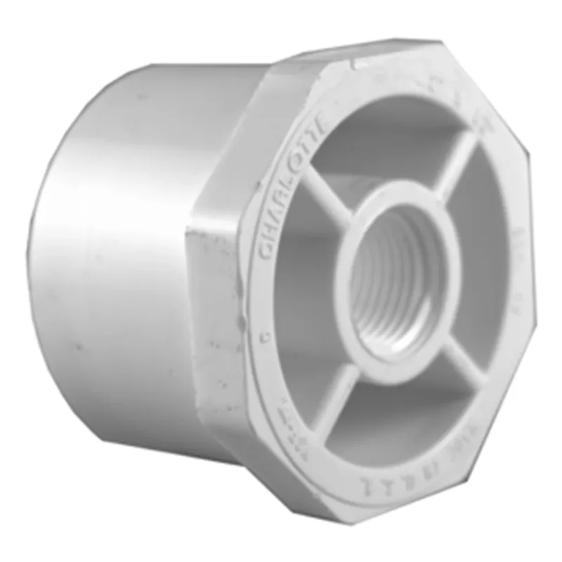Schedule 40 2 In. Spigot X 1 In. D Fpt Pvc Reducing Bushing 1 Pk