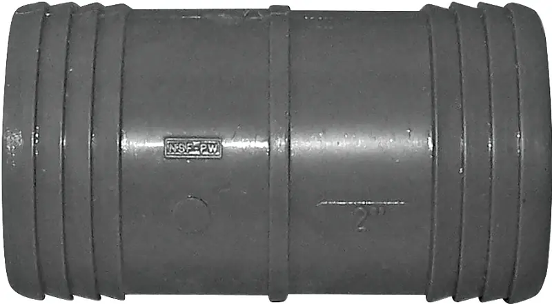 2 In. Insert X 2 In. D Insert Polypropylene 4 In. Coupling 1 Pk